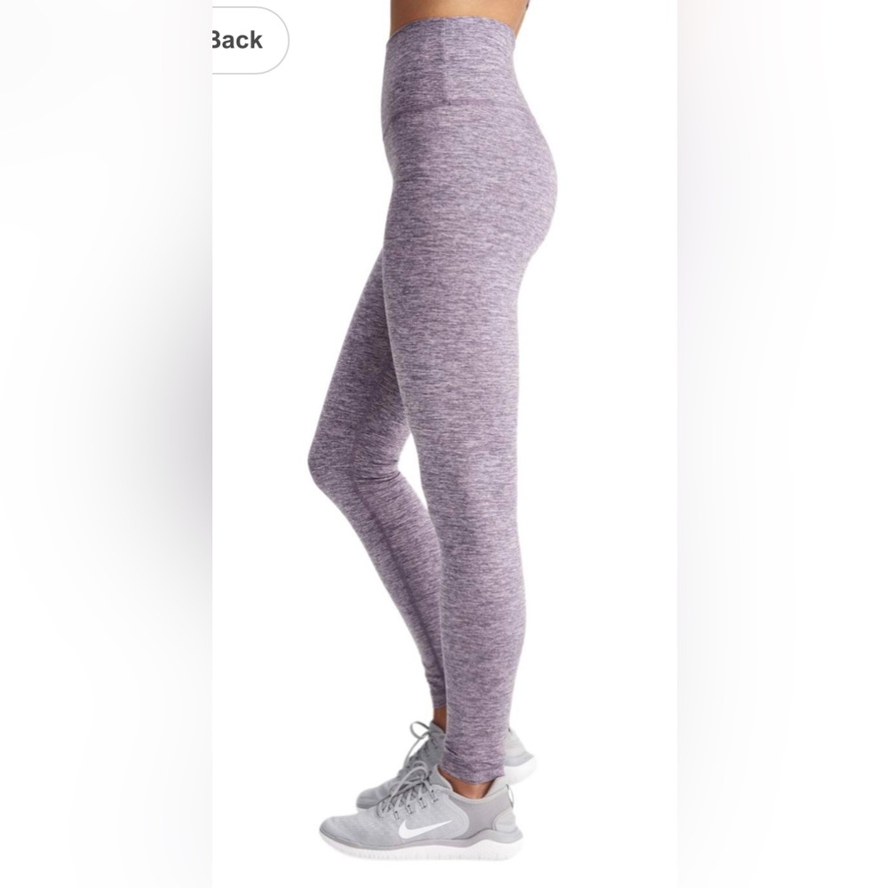 Lole sz L Purple Half Moon Jungle Night Heather High Waist Leggings